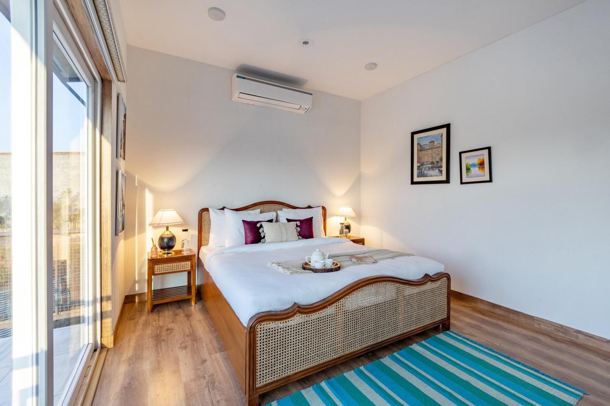Dhauj Elivaas Hidden Oasis 4Bhk With Pool, Mud House & Container Houseヴィラ エクステリア 写真