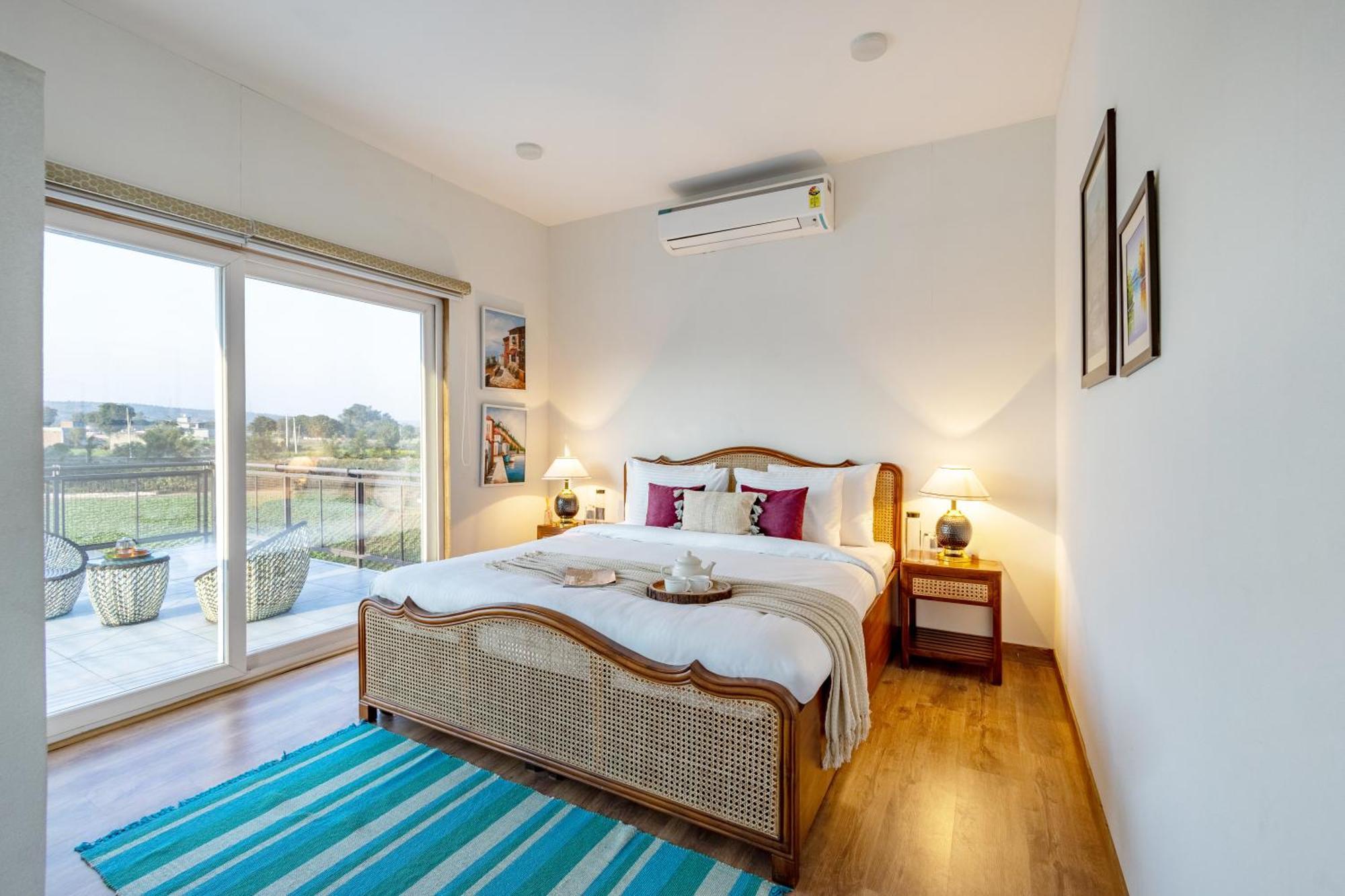 Dhauj Elivaas Hidden Oasis 4Bhk With Pool, Mud House & Container Houseヴィラ エクステリア 写真