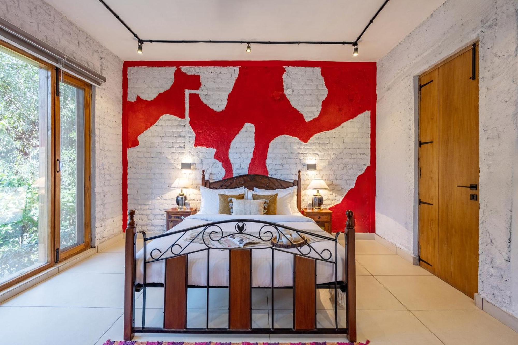 Dhauj Elivaas Hidden Oasis 4Bhk With Pool, Mud House & Container Houseヴィラ エクステリア 写真