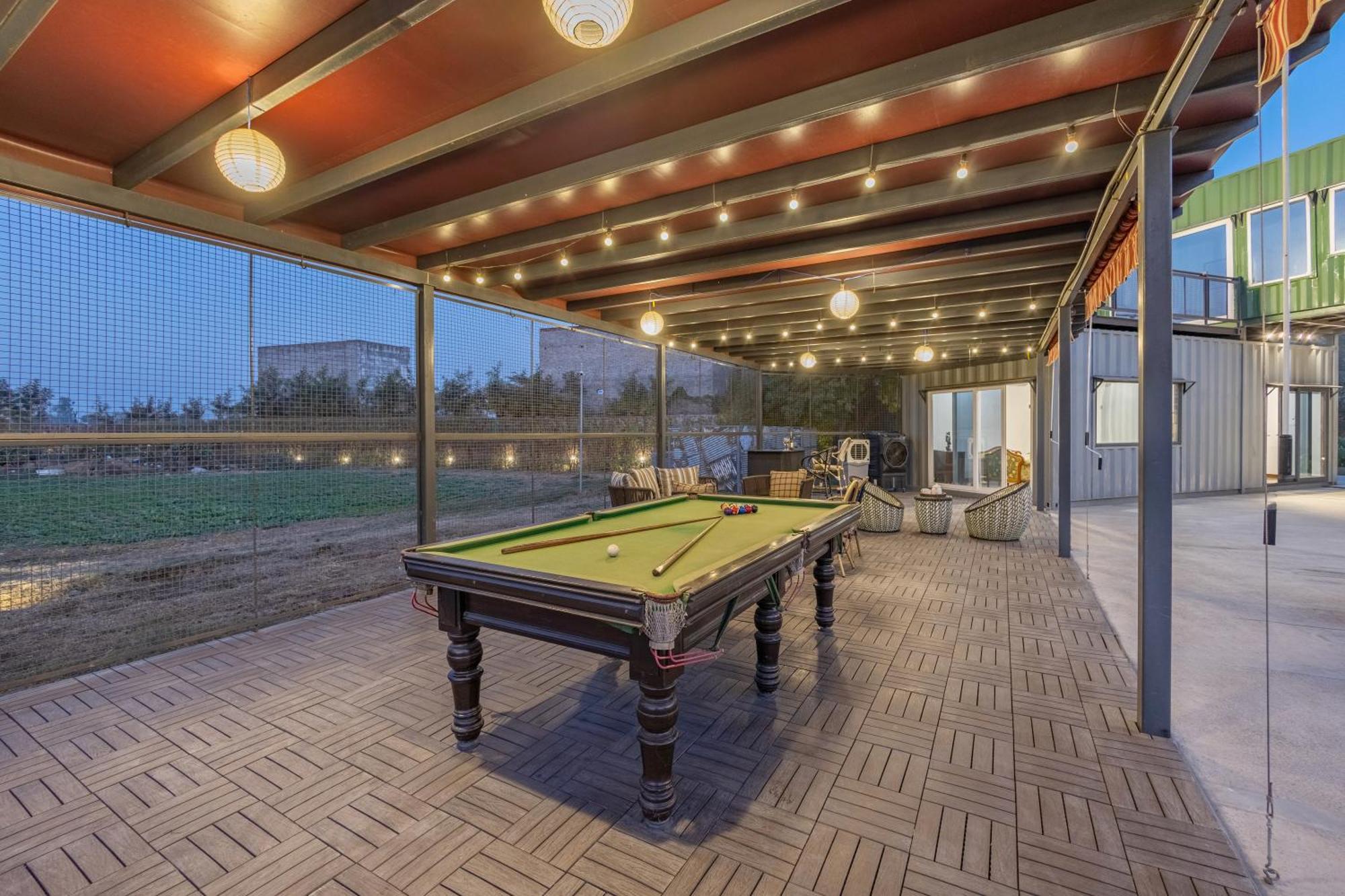 Dhauj Elivaas Hidden Oasis 4Bhk With Pool, Mud House & Container Houseヴィラ エクステリア 写真